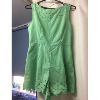 Mint Green Playsuit size 12