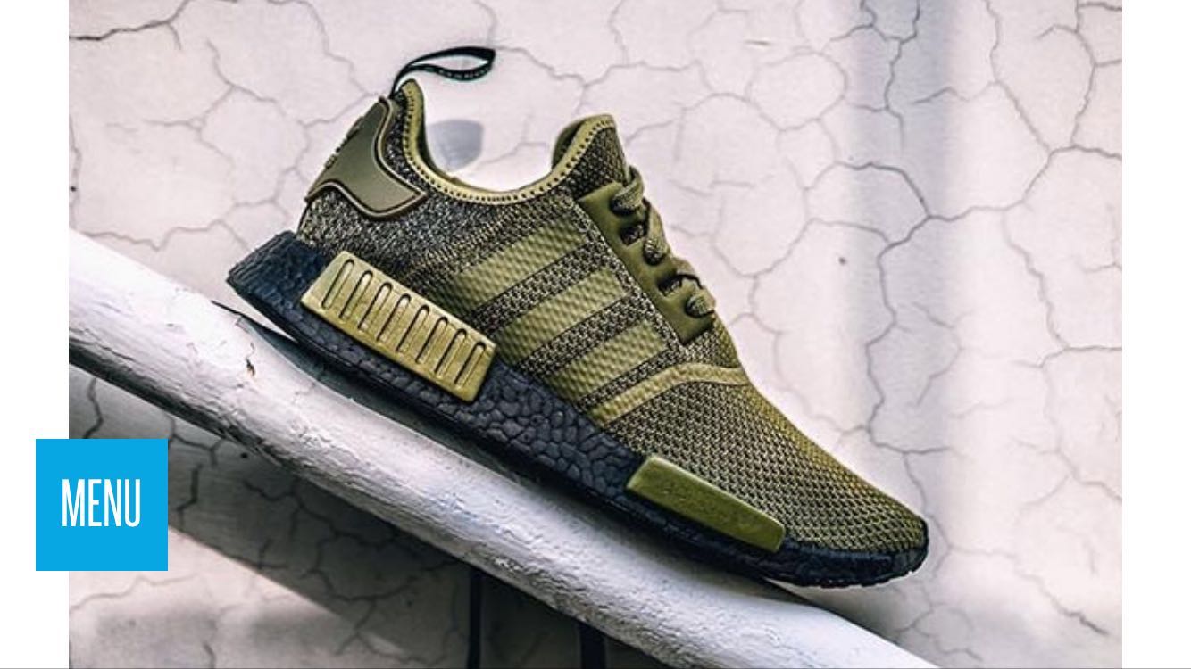 Adidas NMD R1 Olive Black JDSports Exclusive, Men's Fashion, Footwear on  Carousell
