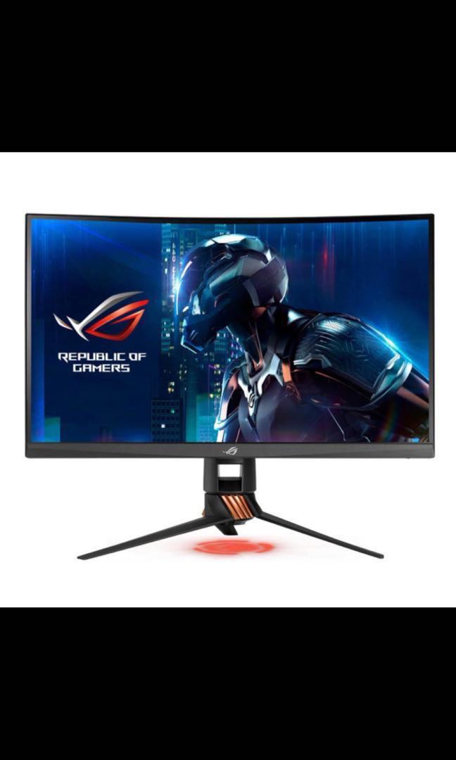 Asus Rog Swift Pg27vq 27 165hz Curved Gaming Monitor Electronics Computer Parts Accessories On Carousell