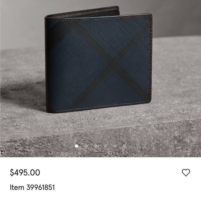 Burberry London Check International Bifold Wallet, Men's Fashion, Watches &  Accessories, Wallets & Card Holders on Carousell