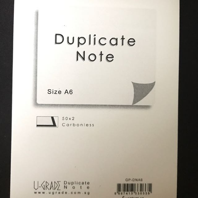 Carbonless Paper / Duplicate Notes, Hobbies & Toys, Books & Magazines
