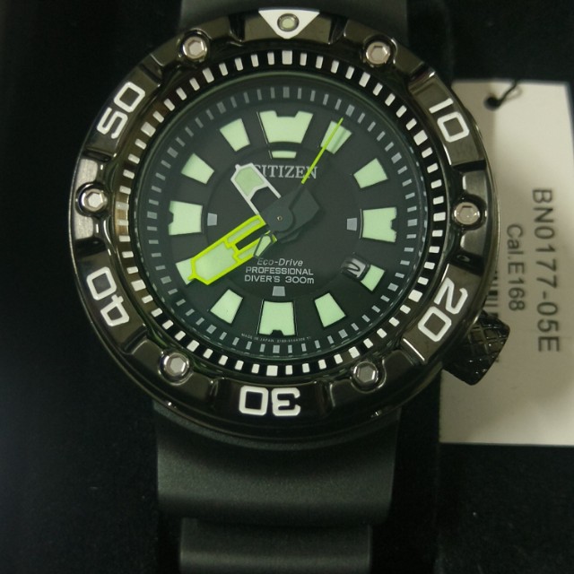 Citizen promaster bn0177 made in japan blackzilla