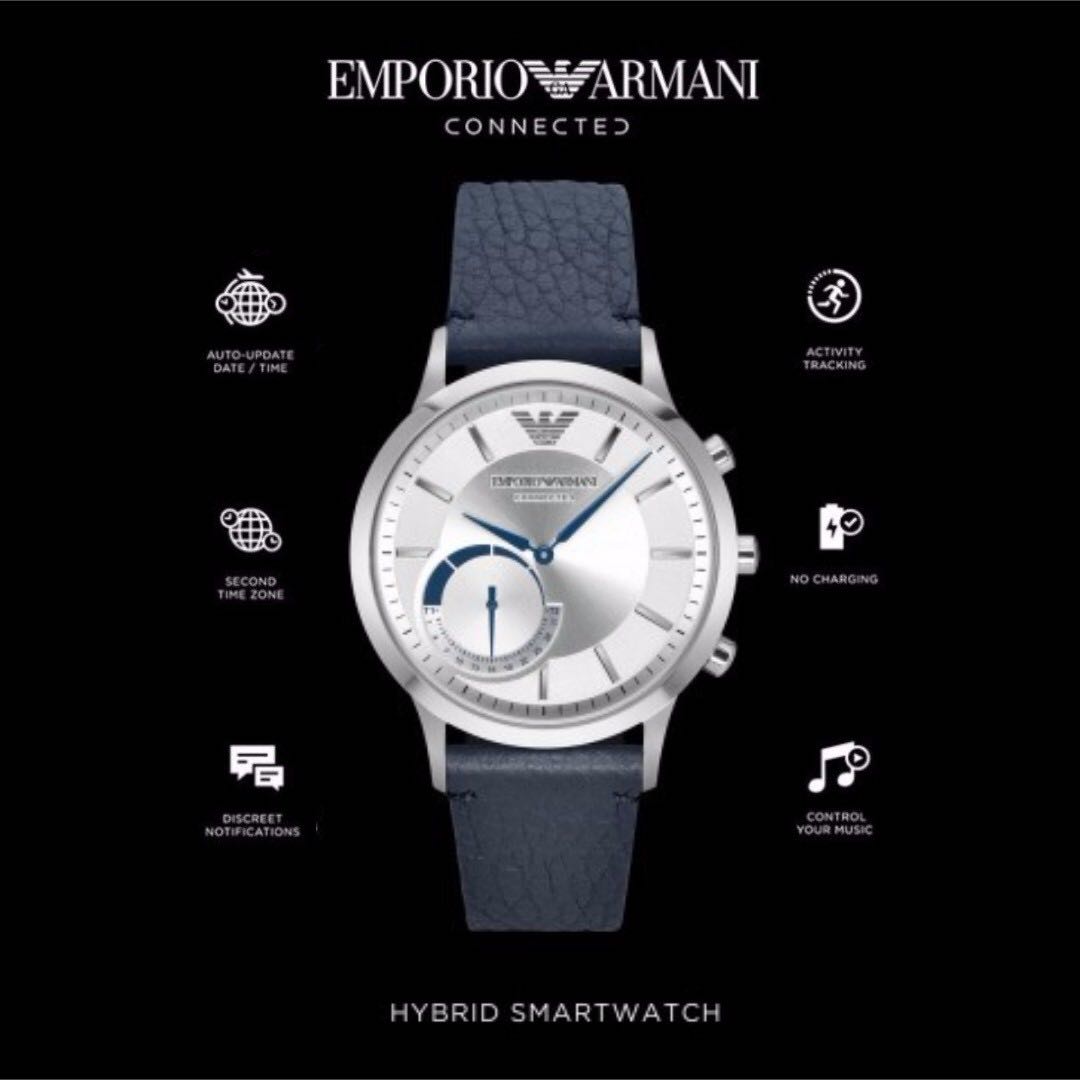 armani connected hybrid watch