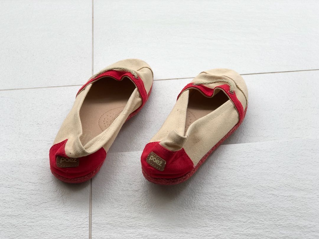 Red flat espadrilles on sale