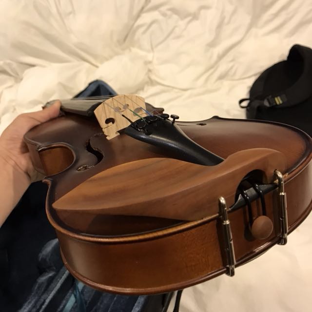 Full Set Kien Strings Violin + Travel Case, Hobbies & Toys, Music
