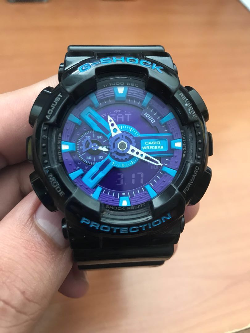 G shock blue and purple store