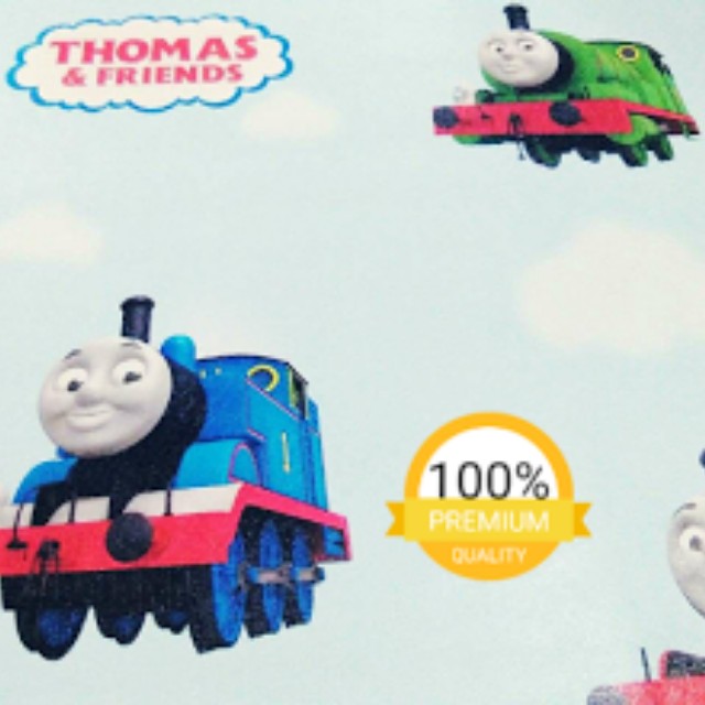 Grosir Murah Wallpaper Sticker Dinding Kartun Anak Thomas