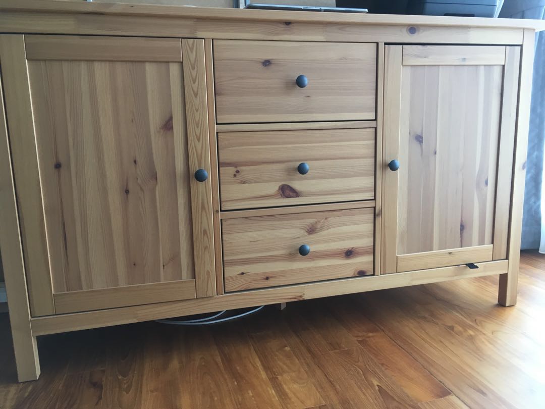 Hemnes Sideboard Furniture Shelves Drawers On Carousell