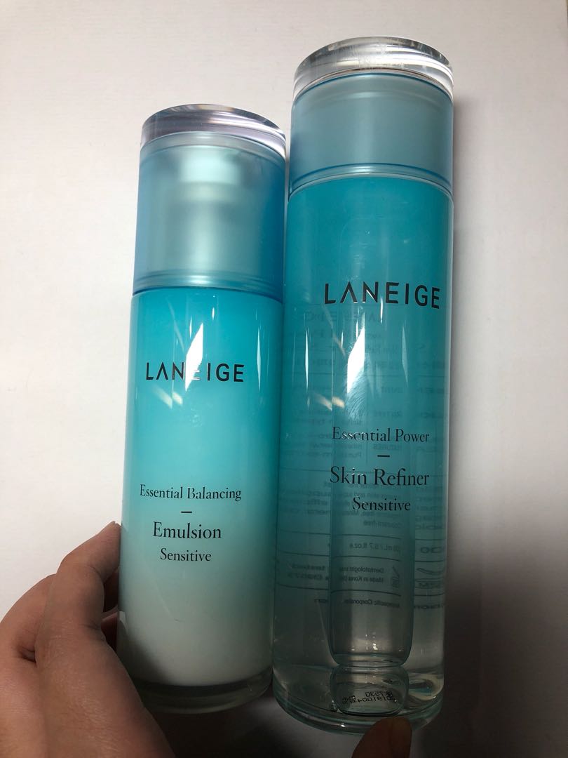 Laneige Essential Balancing Emulsion Refiner Toner Kesehatan Kecantikan Kulit Sabun Tubuh Di Carousell