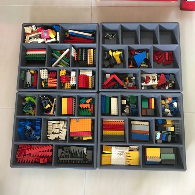 lego storage box with compartments