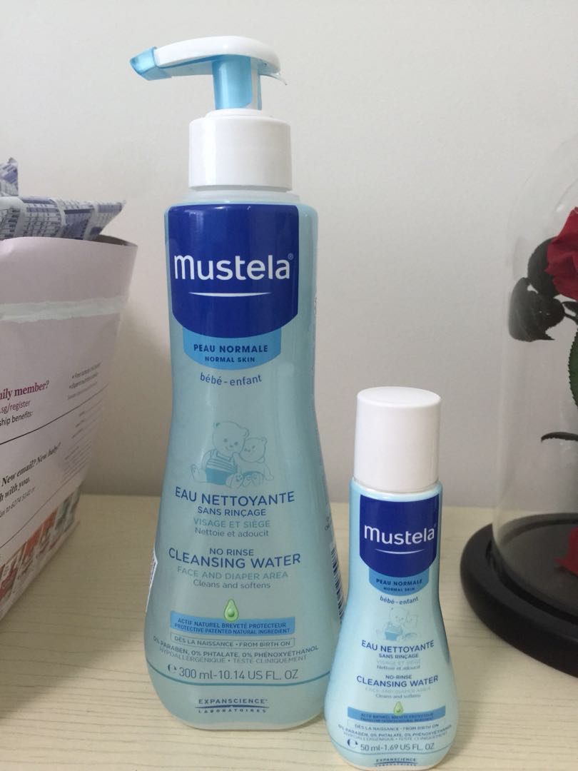 mustela no rinse cleansing water