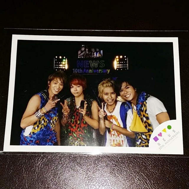 News十周年演唱會特別shop 小山慶一郎增田貴久手越祐也加藤成亮 興趣及遊戲 收藏品及紀念品 日本明星 Carousell