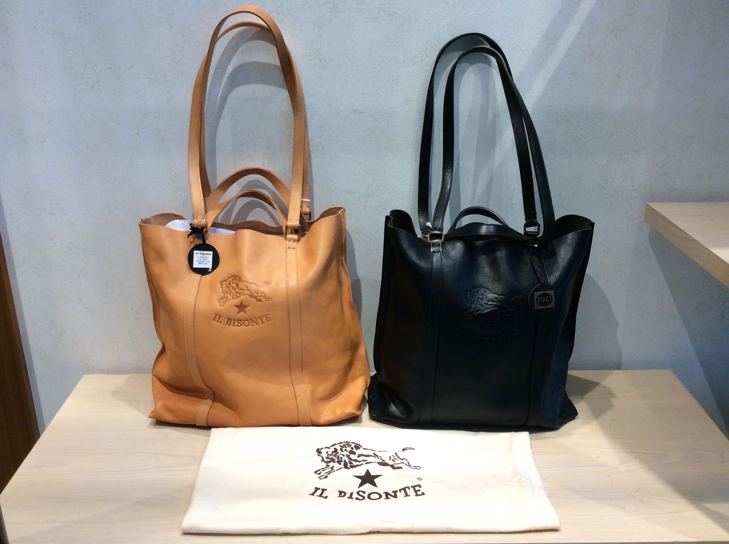 Price Reduced] Il Bisonte Handbag A2185/M, Luxury, Bags & Wallets 
