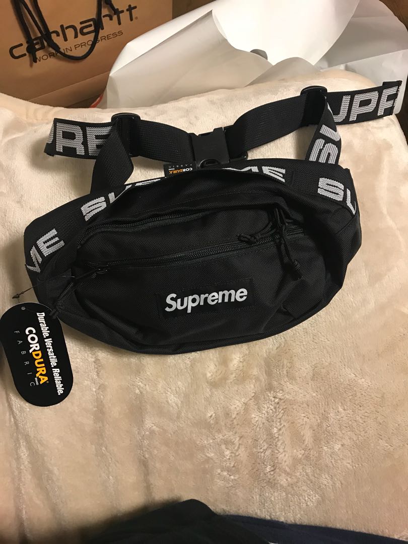 Supreme Ss 18 Waist bag black (stock on hand)