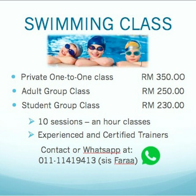 Swimming Class Kl And Selangor Swim Lesson Services Tuition On Carousell