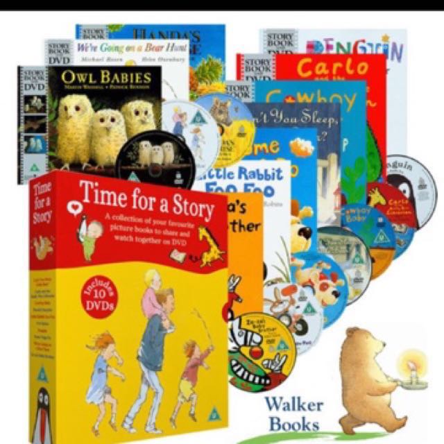Time For a Story 10 Book and 10 DVD Box Set, Walker Books, Classic