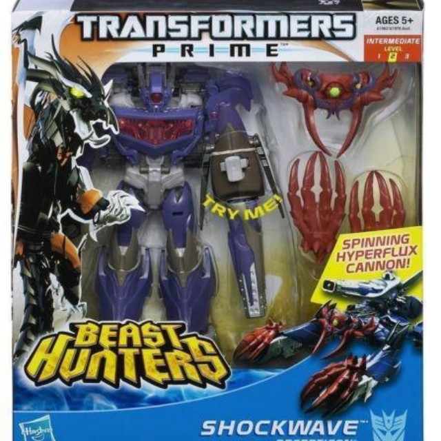 Transformers Prime Beast Hunter Voyager Shockwave Figure Toy Collectors Toys Games Bricks Figurines On Carousell