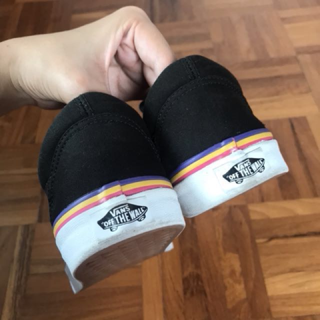 Rainbow vans top limited edition