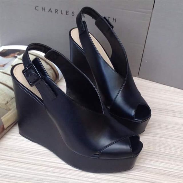 Wedges Charles Keith Women s Fashion Footwear Wedges on Carousell