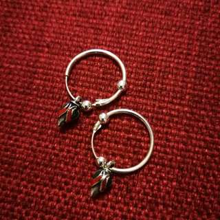 Sterling silver earrings dangled 925 純銀耳環64237118412033110