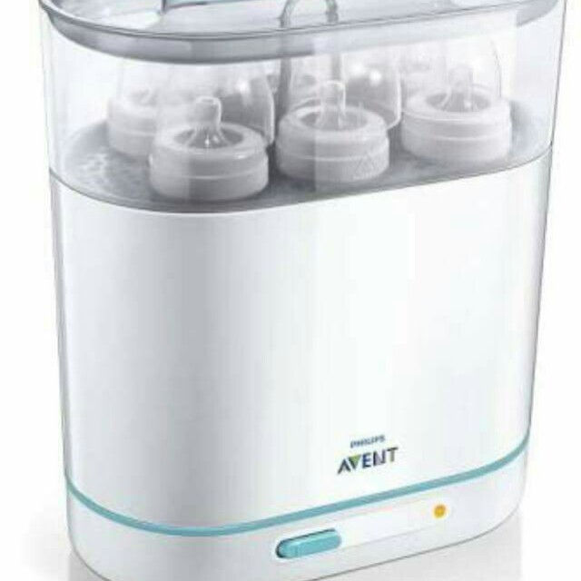 3 in 1 Electric Steam Steriliser (Category: Breastfeeding & Bottle Feeding) located in Manila. Submitted by nineteeninetynine (Listing ID 159918904, Image 1). Description: Less than one week lang nagamit. With box..