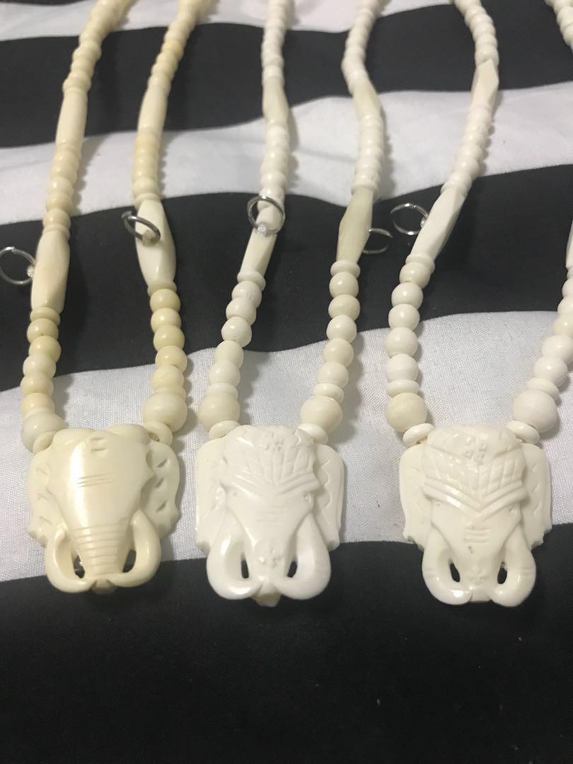 Elephant sales bone jewelry