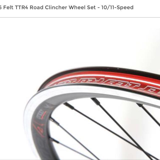 Felt TTR4 30mm Deep Rims, Sports Equipment, Bicycles & Parts, Bicycles