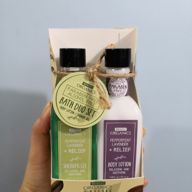 Bench Organics Shower Gel And Body Lotion On Carousell