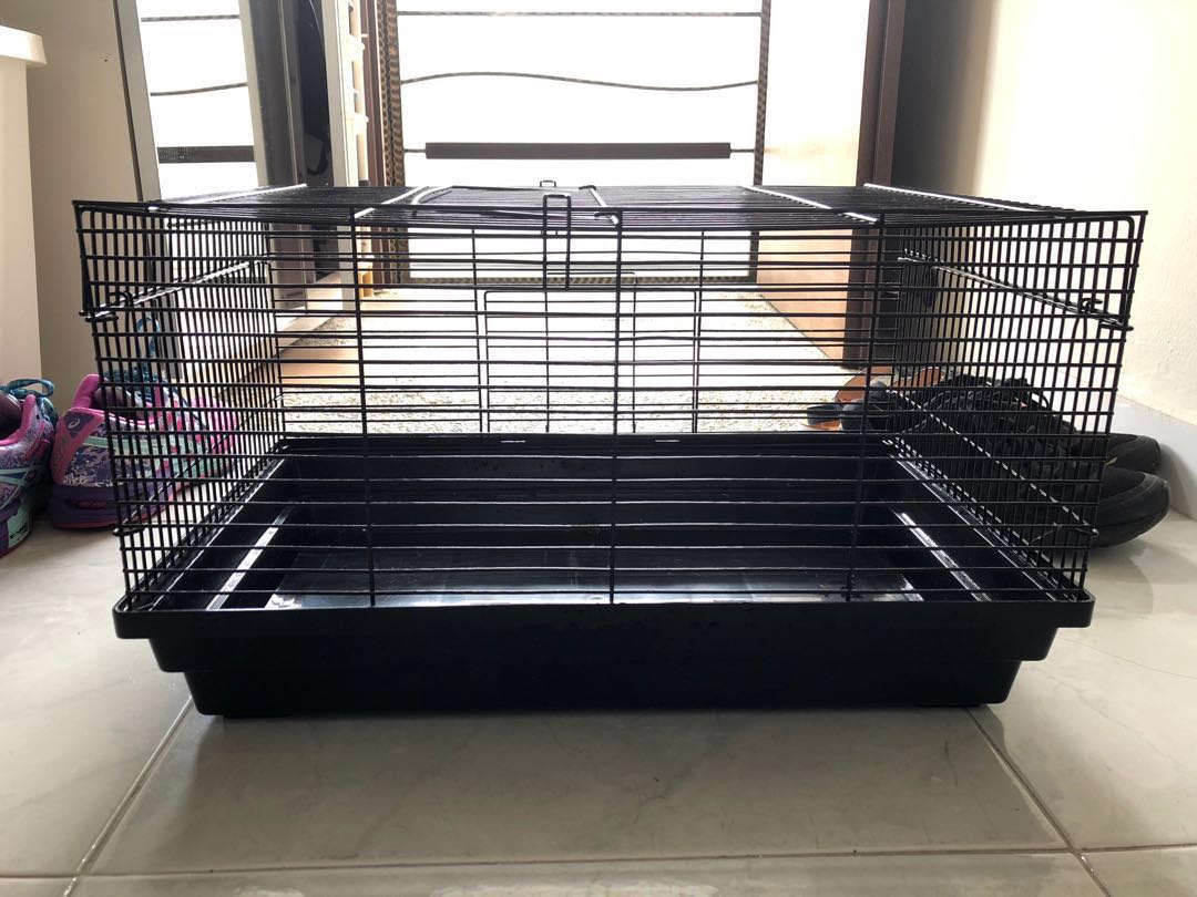 Black hamster cage Pet Supplies Homes Other Pet Accessories