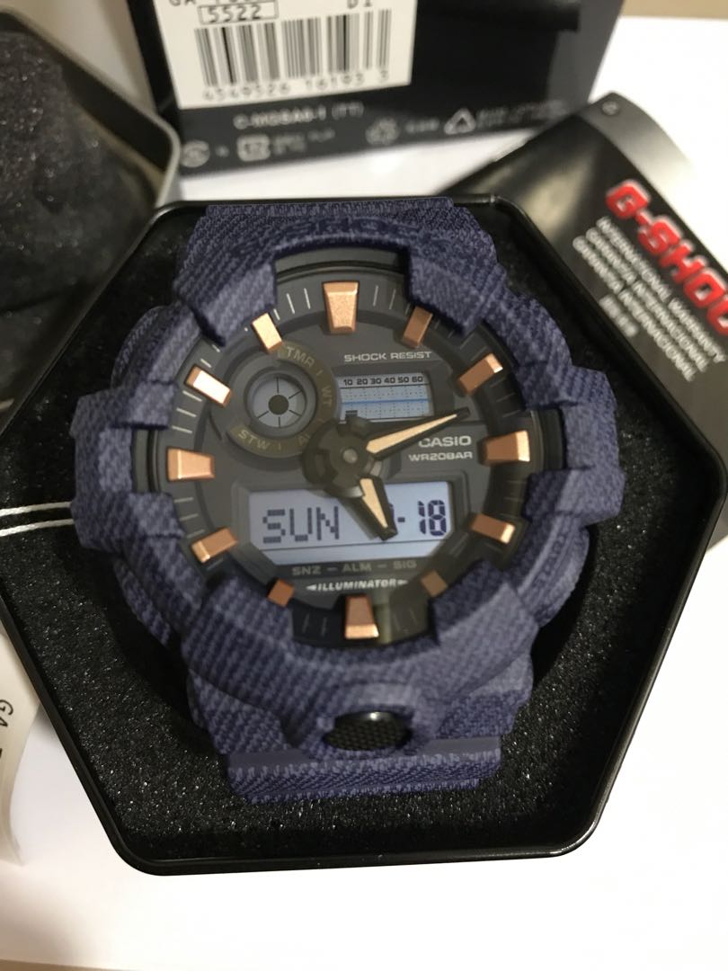G shock ga 700 denim deals
