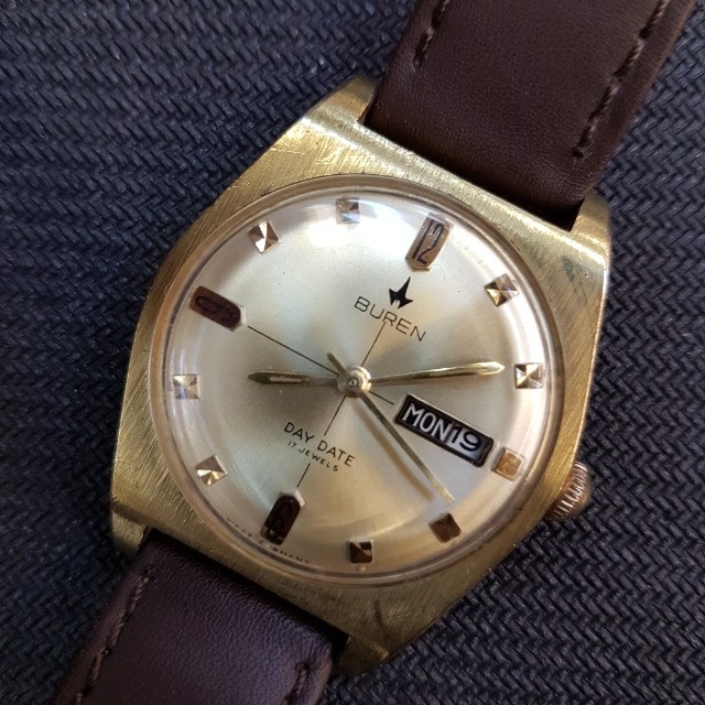 Buren Automatic Vintage Watch