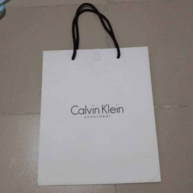 Calvin klein paper bag discount