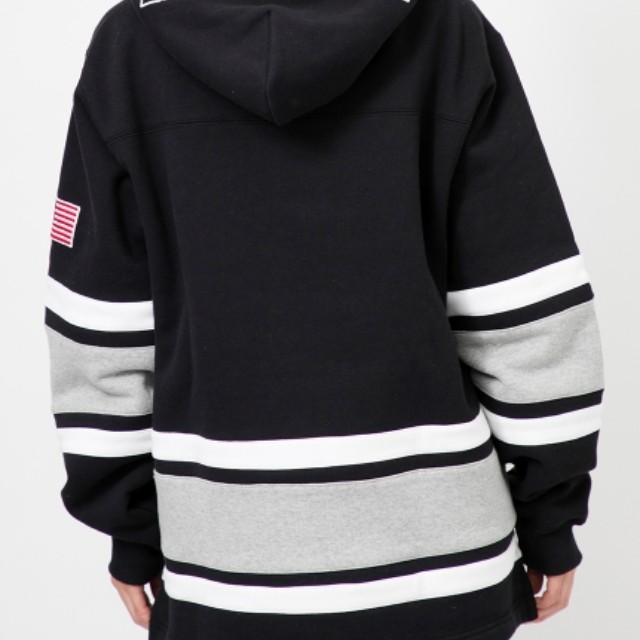 Girls black champion hoodie outlet