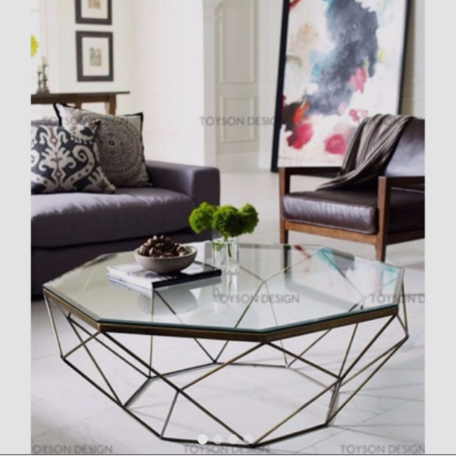 Charming Geometric Glass Coffee Table Furniture Tables Chairs On Carousell Glass oval coffee table a touch of style in any living room. carousell
