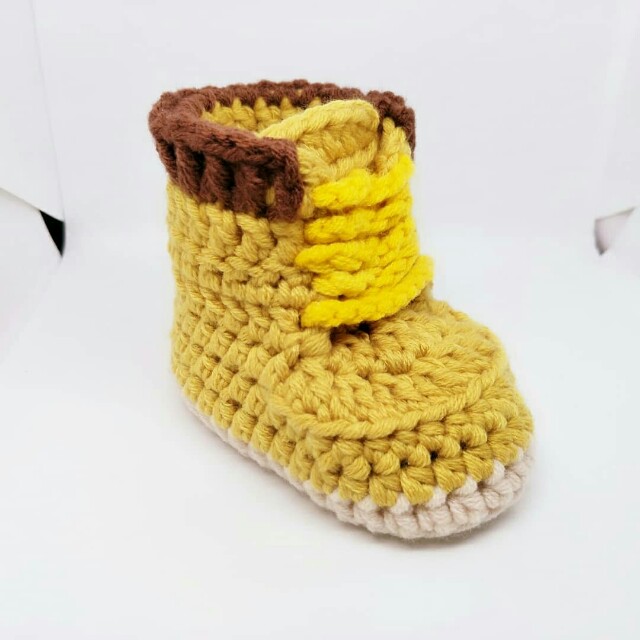 crochet timberland boots