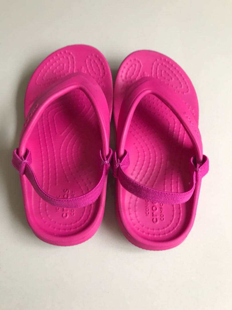 Crocs toddler girls sandals slippers size 8 Babies Kids