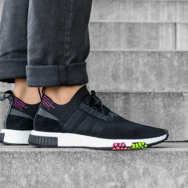 FAST Adidas NMD Racer PK Core Black Solar Pink Men s Fashion