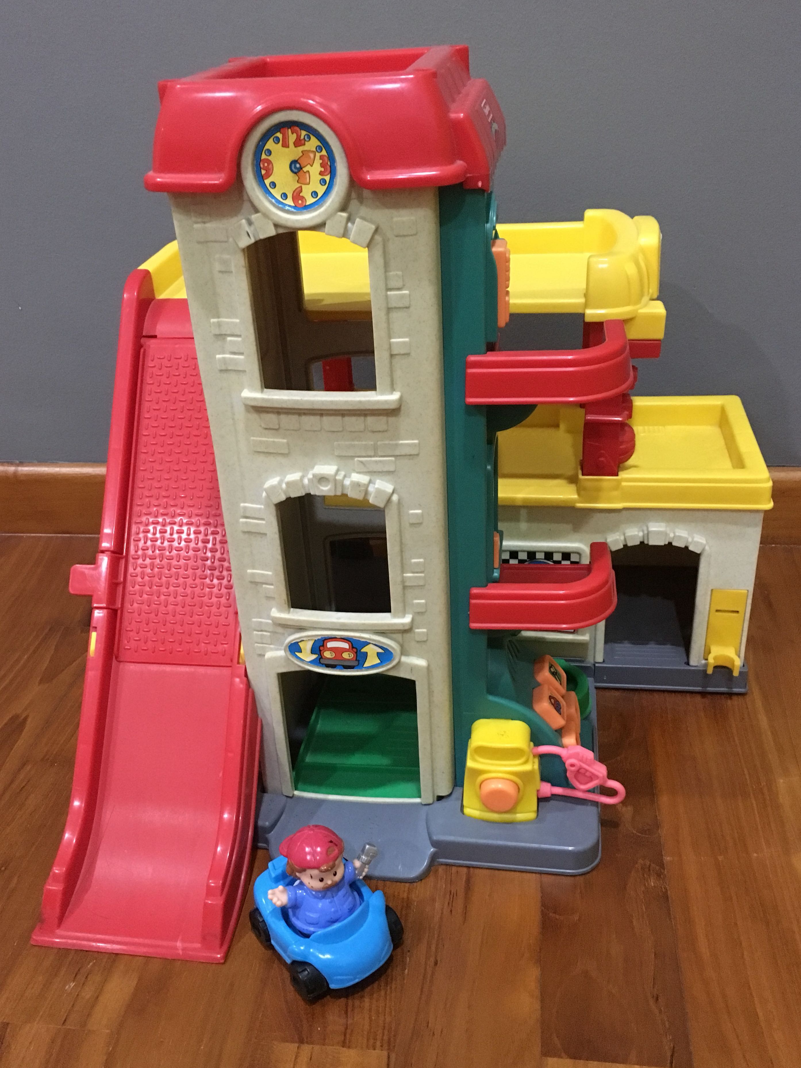 fisher price garage and car wash