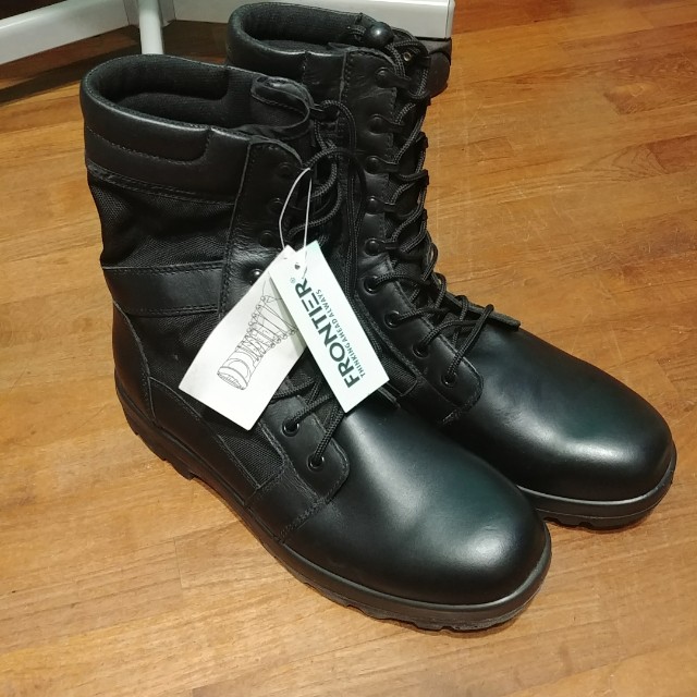 cheap black combat boots