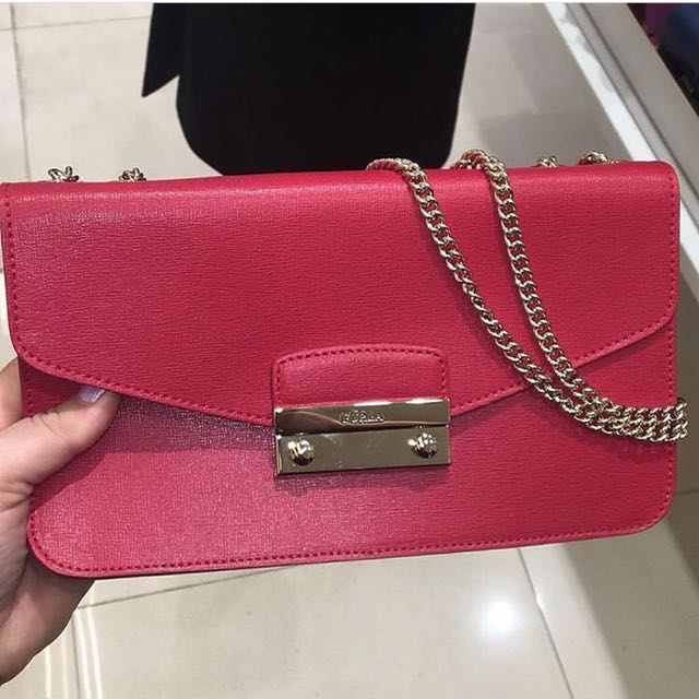 Furla julia red hotsell