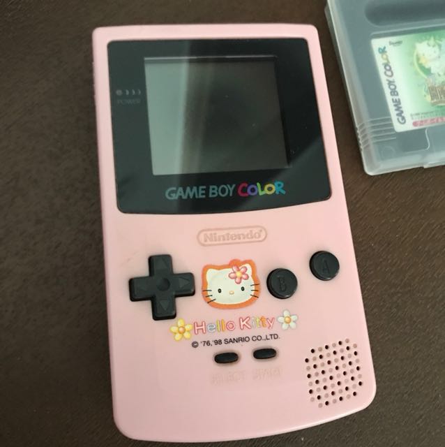 日版Hello Kitty Gameboy Color (送原裝Hello Kitty Game), 電子遊戲, 遊戲機配件, 遊戲週邊商品