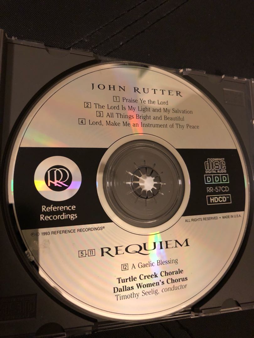 John Rutter REQUIEM HDCD DDD, 興趣及遊戲, 收藏品及紀念品, 明星周邊