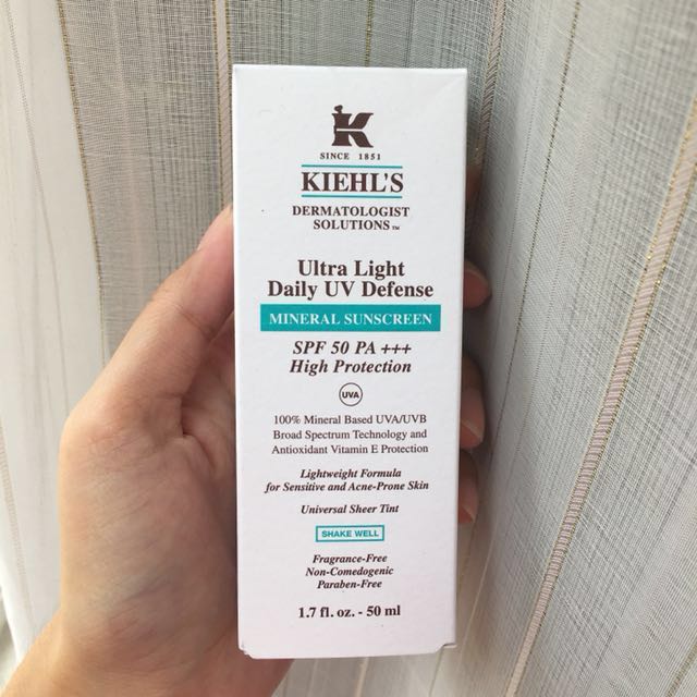 Kiehl S Ultra Light Daily Uv Defense Mineral Sunscreen Kesehatan Kecantikan Kulit Sabun Tubuh Di Carousell