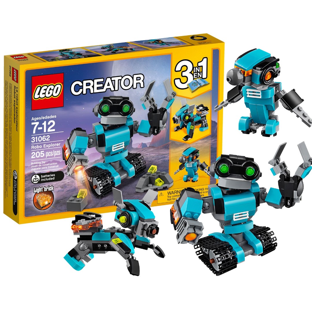 lego creator robo explorer 31062 robot toy
