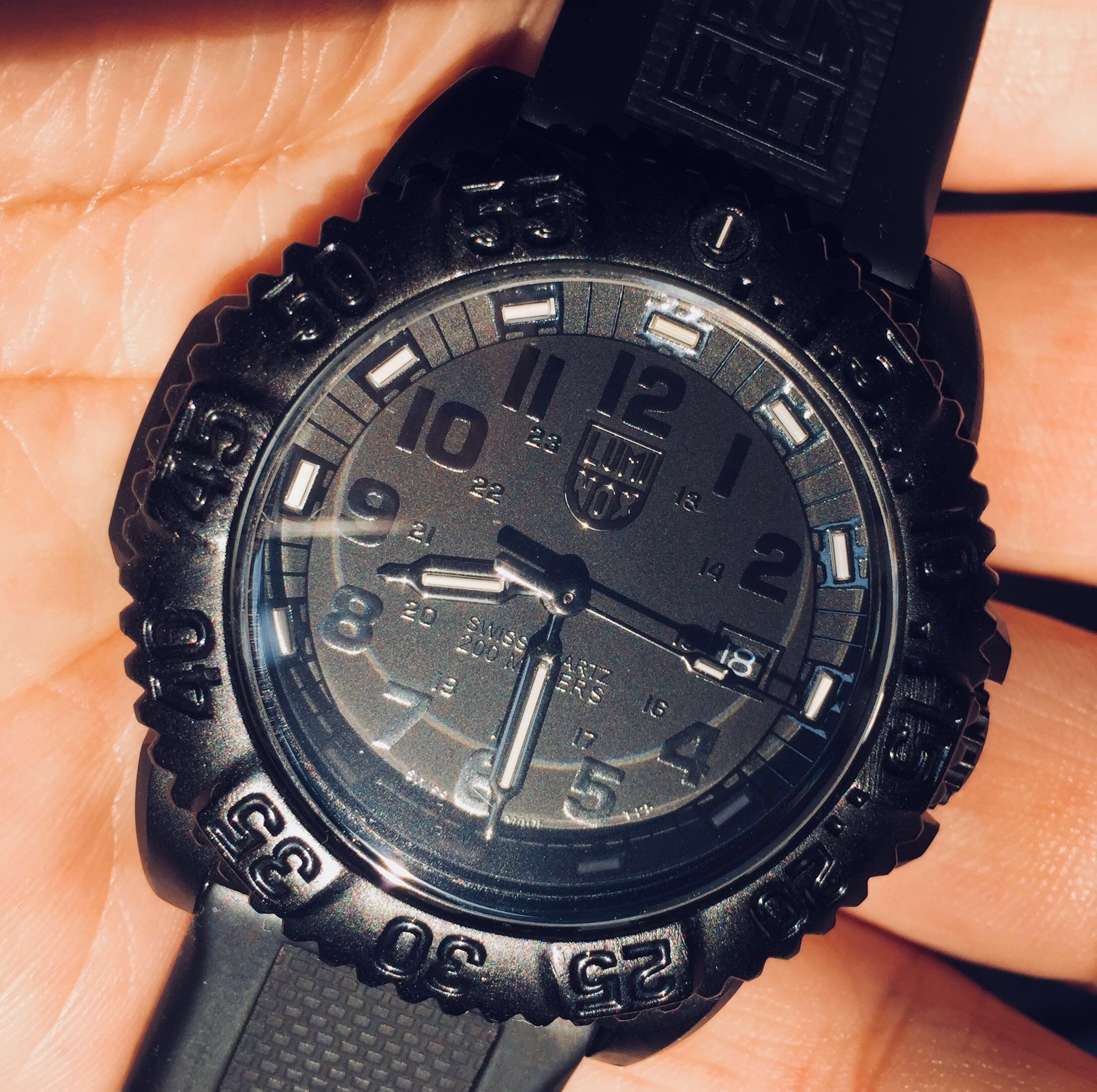 Luminox Navy Seal 3051 Blackout Men S Fashion Watches On Carousell