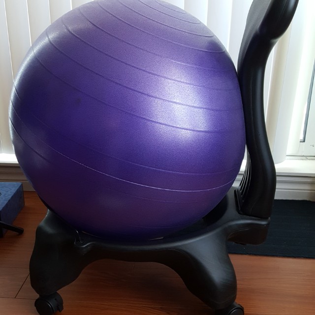 gaiam yoga ball chair