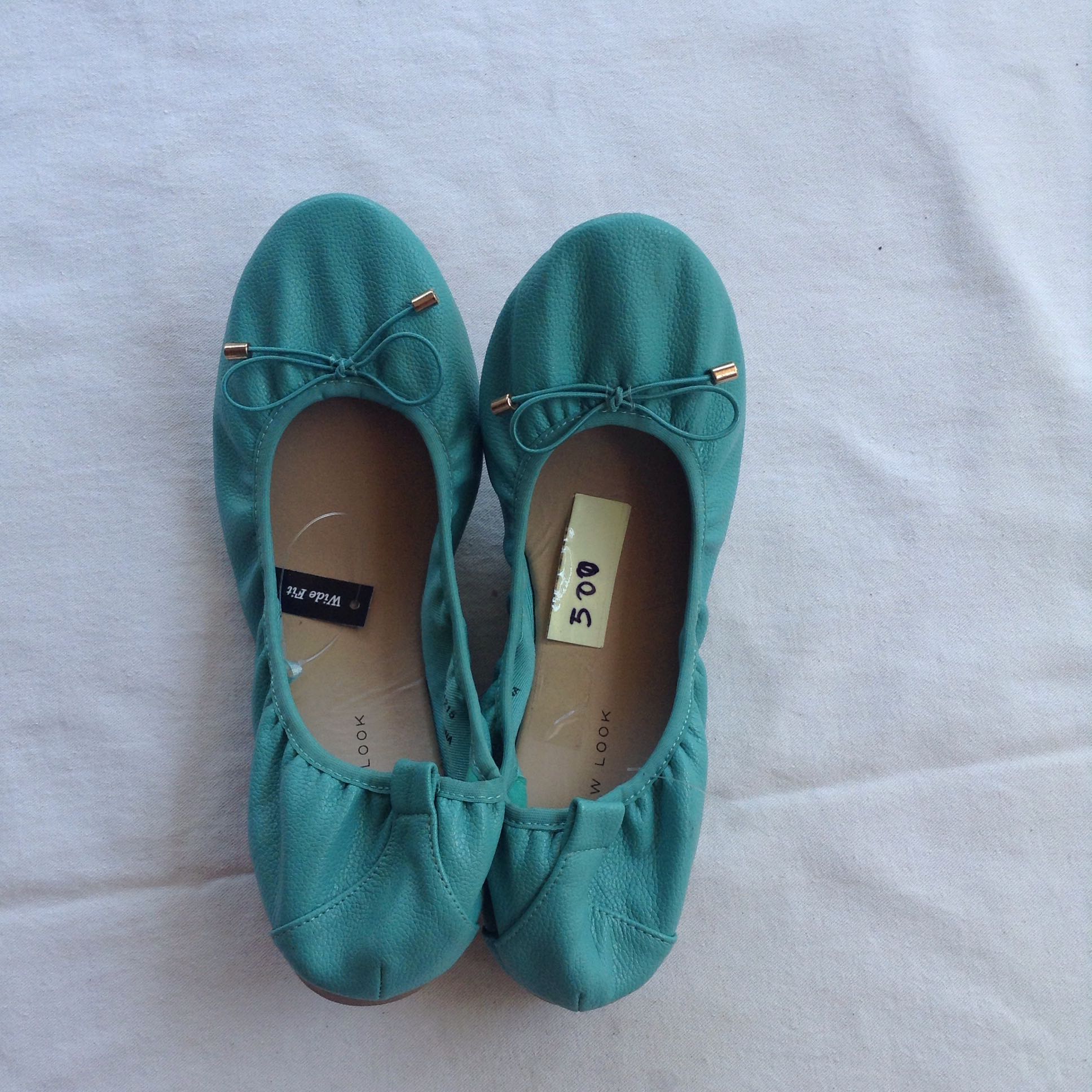 new look teal shoes