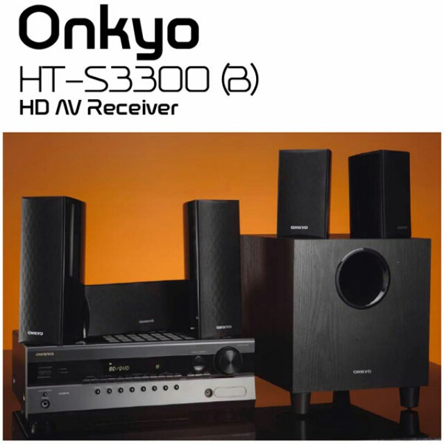 Onkyo ht s3300 5.1 channel home theater receiver