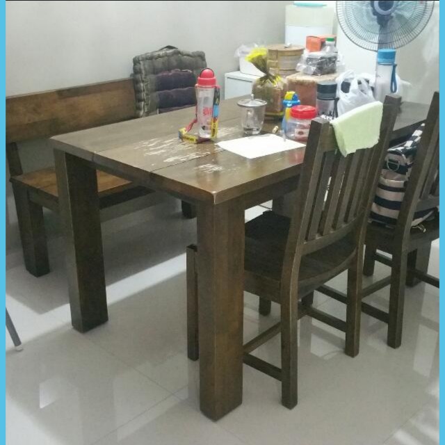 Picket and Rail Americana Dining Table, Furniture & Home Living