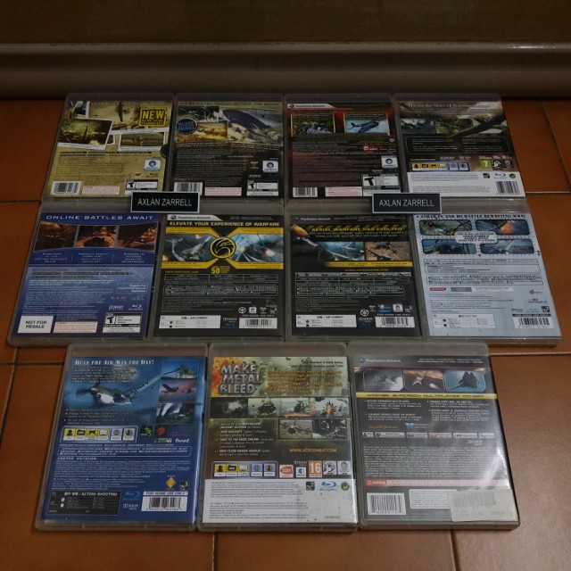 Playstation 3 PS3 Jet Fighter Aeroplane Flights Simulator Games